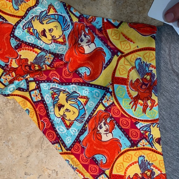 NWT LuLaRoe Disney The Little Mermaid Randy T sz S - Picture 3 of 4